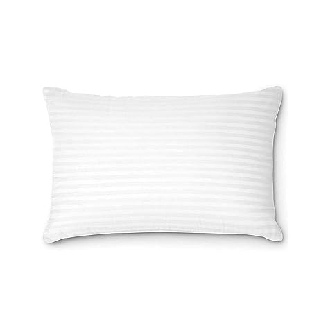 300 TC 100% Cotton Satin Stripes Set of 2 Standard Pillow Covers