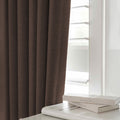 LUMIA | TRUE BLACKOUT Curtains  | Grommet Hanging | Rich Linen Texture | Thermal Insulated & Noise Reducing Panels - Set of 2 Panels