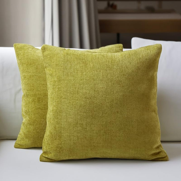 Cushion Cover Set of 2 - Cappuccino - Cotton Slub Linen Home