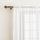 SOLID COLLECTION | Rod Pocket Sheer Cotton Linen Curtains - Set Of 2 Panels