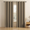 ENZO | TRUE BLACKOUT Curtains | Matte Finish Complete Light Block | Thermal Insulated, Noise Reducing, Light Blocking | Grommet Hanging - Set of 2 Panels