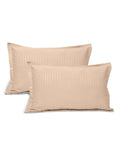 300 TC | Cotton Stripes Pillowcovers – Soft & Cooling (Set of 2)