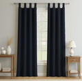 SOLIDS | TRUE BLACKOUT Curtains | Thermal Insulated & Noise Reducing Panels | Fully Room Darkening | Top Loops Hanging (Set of 2 Panels)