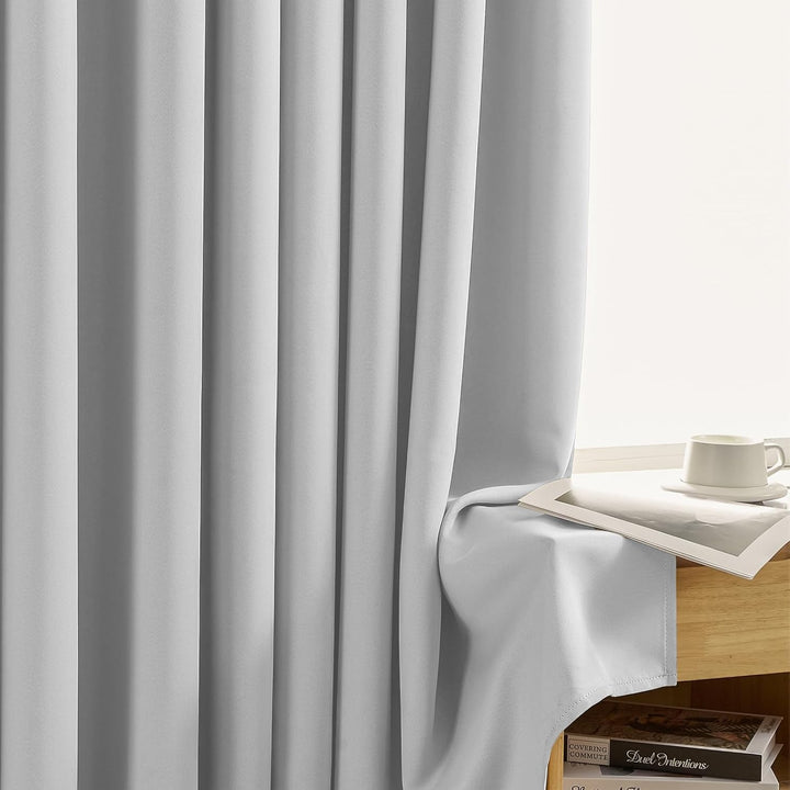 SOLIDS | PREMIUM SAFARI DIMOUT TRUE BLACKOUT Curtains | Thermal Insulated, Noise Reducing, Light Blocking | Grommet Hanging