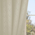 HERRINGBONE EMBOSSED | TRUE BLACKOUT Curtains | PASTEL COLORS | Thermal Insulated, Noise Reducing, Light Blocking | Grommet Hanging