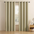 ENZO | TRUE BLACKOUT Curtains | Matte Finish Complete Light Block | Thermal Insulated, Noise Reducing, Light Blocking | Grommet Hanging - Set of 2 Panels