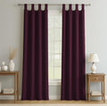 SOLIDS | TRUE BLACKOUT Curtains | Thermal Insulated & Noise Reducing Panels | Fully Room Darkening | Top Loops Hanging (Set of 2 Panels)