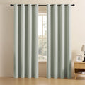ENZO | TRUE BLACKOUT Curtains | Matte Finish Complete Light Block | Thermal Insulated, Noise Reducing, Light Blocking | Grommet Hanging - Set of 2 Panels