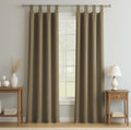 SOLIDS | TRUE BLACKOUT Curtains | Thermal Insulated & Noise Reducing Panels | Fully Room Darkening | Top Loops Hanging (Set of 2 Panels)