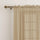 Cotton Linen Sheer Curtain Set (2 Panels) – Light-Filtering, Non-Blackout, Rod Pocket Hanging for Doors & Windows