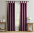 SOLIDS | TRUE BLACKOUT Curtains | Thermal Insulated & Noise Reducing Panels | Fully Room Darkening | Top Loops Hanging (Set of 2 Panels)