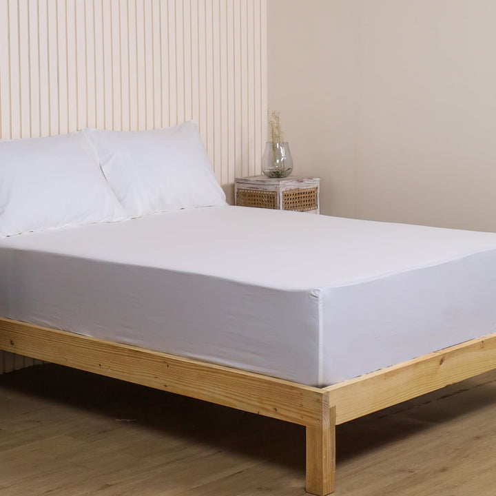 PERCALE Cotton Fitted/Elasticated Bedsheet