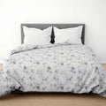 GARDEN DREAM | Cotton Printed Duvet Cover with Zipper Closure & Corner Ties – Soft, Lightweight Comforter, Rajai & Quilt Cover, Blanket cover