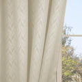 HERRINGBONE EMBOSSED | TRUE BLACKOUT Curtains | PASTEL COLORS | Thermal Insulated, Noise Reducing, Light Blocking | Grommet Hanging