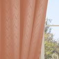 HERRINGBONE EMBOSSED | TRUE BLACKOUT Curtains | PASTEL COLORS | Thermal Insulated, Noise Reducing, Light Blocking | Grommet Hanging