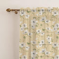 BIRD VINES | Rod Pocket Sheer Cotton Linen Curtains - Set Of 2 Panels