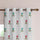 COLOURFUL GARDEN | Handblock Eyelet Sheer Cotton Linen Curtains - Set Of 2 Panels