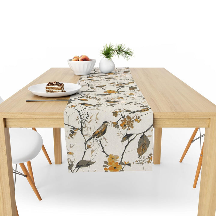 Printed Dining Table Runner | Heat Resistant Decorative Tableware | Central Table Runner for 4 Seater & 6 Seater