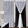 BLACKOUT Curtains with Attached Floral Sheer | Floral Design, Thermal Insulated, Noise Reducing, Room Darkening Drapes (Set of 2 Panel)