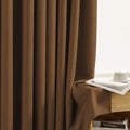 ARROWLINE PATTERN | TRUE BLACKOUT Curtains | Small Herringbone Embossed | Thermal Insulated, Noise Reducing, Light Blocking | Grommet Hanging