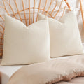 BAMBOO Waffle Cushion Covers – Breathable, Skin Friendly, Sweat Free Cooling