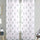 COLOURFUL GARDEN | Handblock Eyelet Sheer Cotton Linen Curtains - Set Of 2 Panels