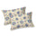 ELEGANT PATTERNS | Cotton Percale Printed Pillow Case (Set of 2)