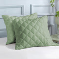 MIDNIGHT LUXE | Bamboo Quilted Cushion Covers | Ultra-Soft, Cooling & Hypoallergenic | Skin & Hair Friendly