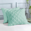 WHISPERING NEUTRALS | Bamboo Quilted Cushion Covers | Ultra-Soft, Cooling & Hypoallergenic | Skin & Hair Friendly