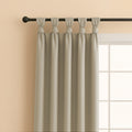 TWIST TAB TOP | 100% TRUE SAFARI DIMOUT BLACKOUT Curtains | Solid Color | Thermal Insulated & Noise Reducing | Set of 2 Panel