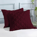 MIDNIGHT LUXE | Bamboo Quilted Cushion Covers | Ultra-Soft, Cooling & Hypoallergenic | Skin & Hair Friendly