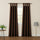 TWIST TAB TOP | TRUE BLACKOUT Curtains | Solid Color | Thermal Insulated & Noise Reducing | Set of 2 Panel