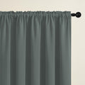 ROD POCKET | SAFARI DIMEOUT TRUE BLACKOUT Curtains | Thermal Insulated, Noise Reducing, Light Blocking | Set of 2 Panels