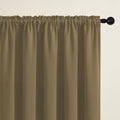 ROD POCKET | PREMIUM TRUE BLACKOUT Curtains | Thermal Insulated, Noise Reducing, Light Blocking | Set of 2 Panels