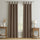 TOP LOOPS | SAFARI DIMEOUT BLACKOUT Curtains | Thermal Insulated & Noise Reducing Panels | Fully Room Darkening