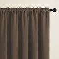 ROD POCKET | SAFARI DIMEOUT TRUE BLACKOUT Curtains | Thermal Insulated, Noise Reducing, Light Blocking | Set of 2 Panels
