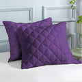 MIDNIGHT LUXE | Bamboo Quilted Cushion Covers | Ultra-Soft, Cooling & Hypoallergenic | Skin & Hair Friendly