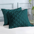 MIDNIGHT LUXE | Bamboo Quilted Cushion Covers | Ultra-Soft, Cooling & Hypoallergenic | Skin & Hair Friendly
