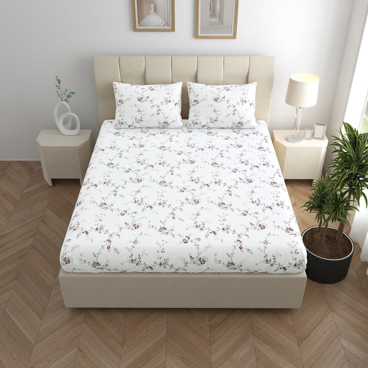 GARDEN DREAM | Cotton Fitted/Elasticated Bedsheet