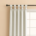 TWIST TAB TOP | 100% TRUE SAFARI DIMOUT BLACKOUT Curtains | Solid Color | Thermal Insulated & Noise Reducing | Set of 2 Panel