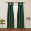 TWIST TAB TOP | TRUE BLACKOUT Curtains | Solid Color | Thermal Insulated & Noise Reducing | Set of 2 Panel